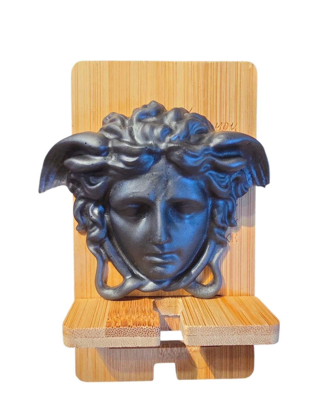 Versace Inspired Medusa In Black Resin - Art, Homr Decor